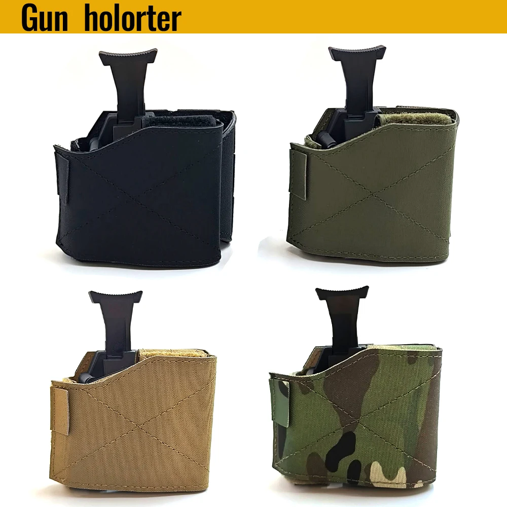 Funda táctica pistola universal MOLLE liberación rápida ambidiestro