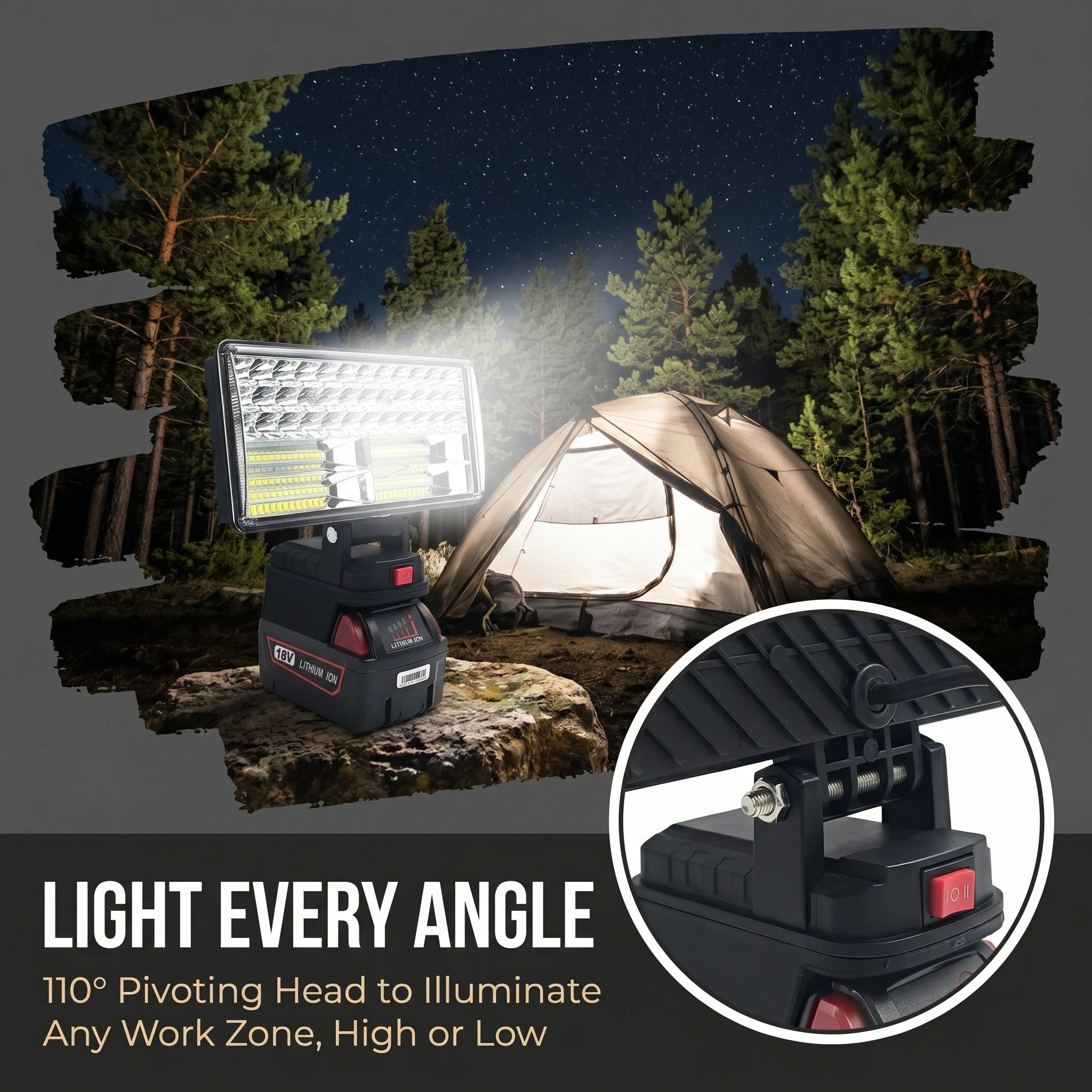 Milwaukee M18 lámpara de trabajo LED inalámbrica USB doble - imagen 5