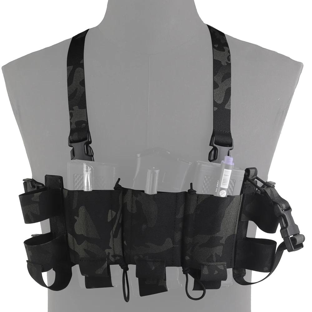 Chaleco táctico WG minimalista para airsoft, caza y outdoor