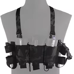 Chaleco táctico WG minimalista para airsoft, caza y outdoor