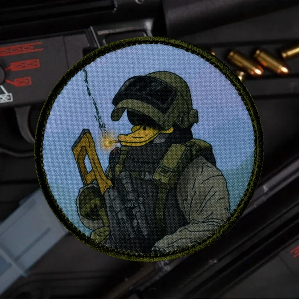 Parche militar gancho y bucle calavera moral esqueleto para mochila - imagen 2