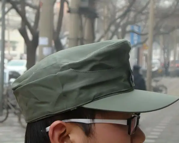 Sombrero táctico plegable estilo WWII verde - imagen 3