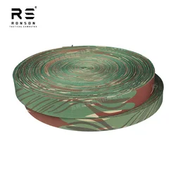 Correas tácticas camuflaje rodésio de poliéster para mochilas