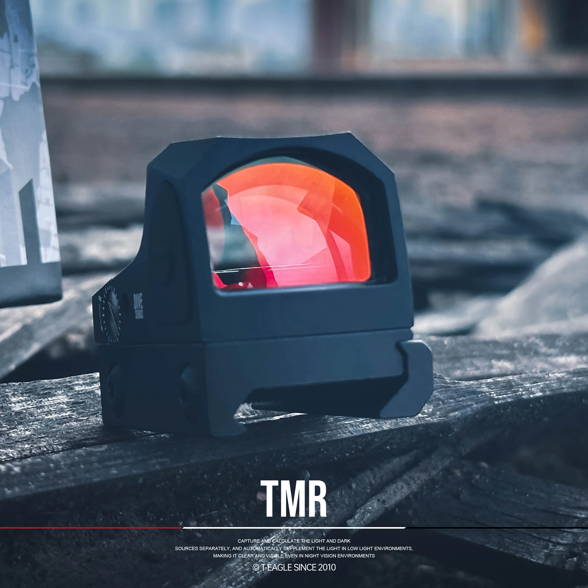 Mira punto rojo Glock T-Eagle, compatible riel Weaver y réflex - imagen 5
