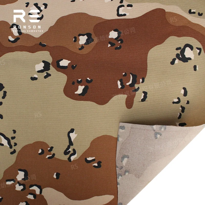 Tela Cordura Oxford nailon camuflaje desértico BDU chocolate chip - imagen 5