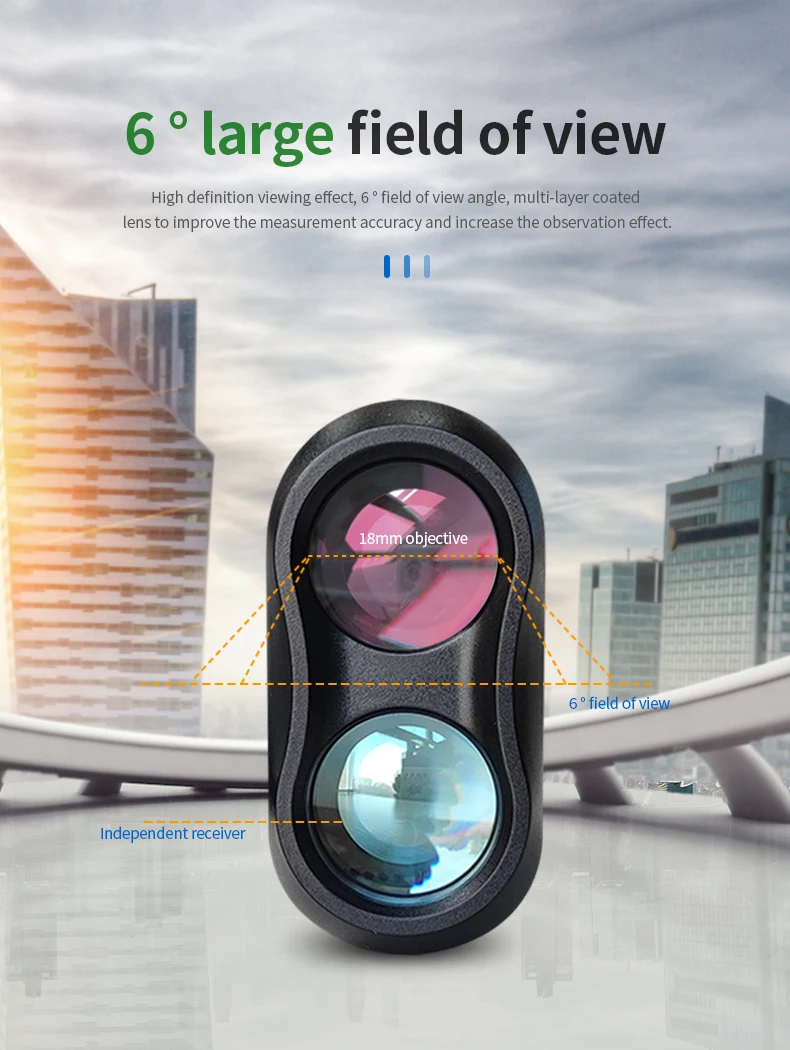Aumento y diseño compacto del monocular