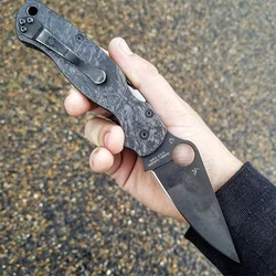 Wrap fibra de carbono para mango de cuchillo táctico