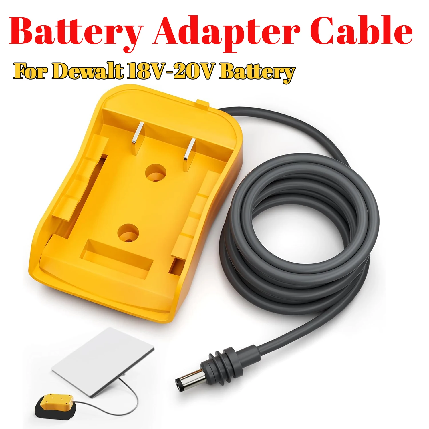 Adaptador DeWalt 18V 20V – Conector carga universal baterías herramientas - imagen 2