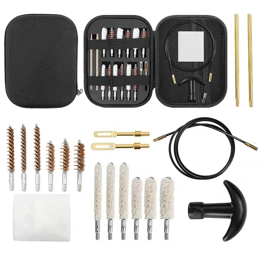 Kit de limpieza táctica de armas de fuego con cepillos y accesorios - imagen 4