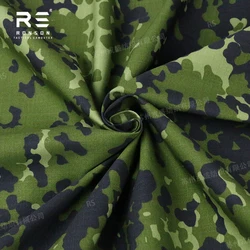 Tejido camuflaje danés nailon y algodón táctico