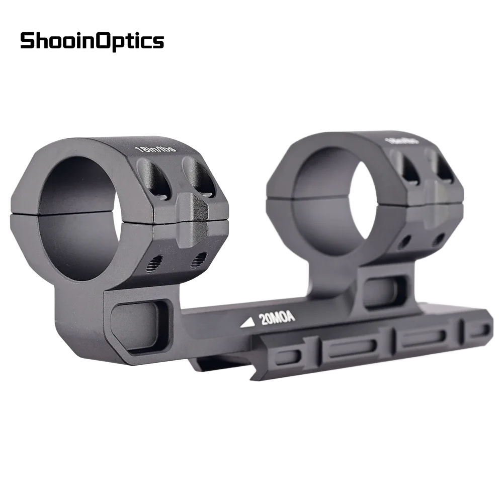 Shooin Optics Soporte cantilever de aluminio una pieza para Picatinny - imagen 2