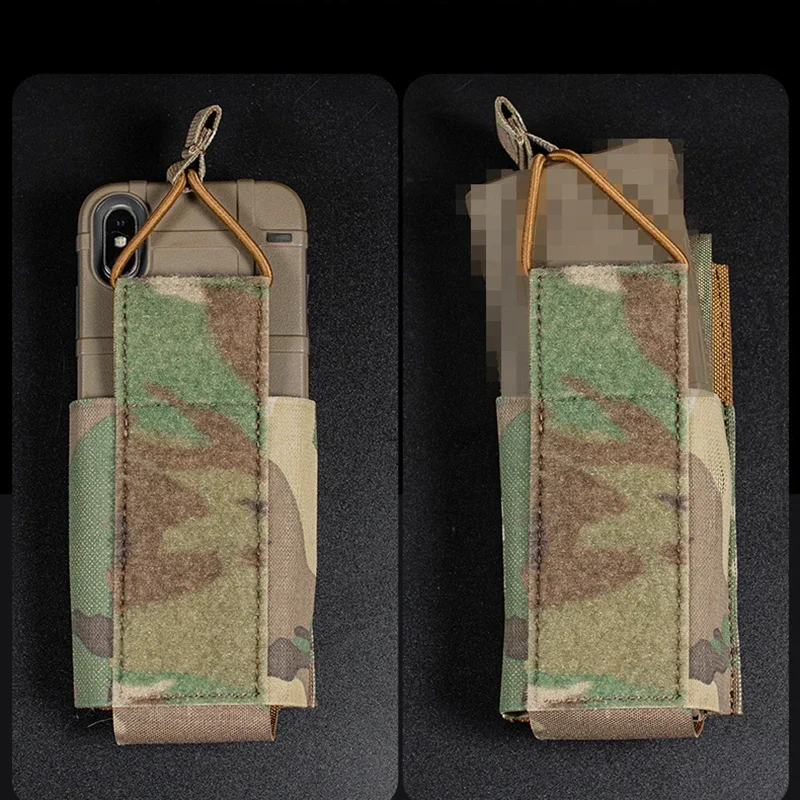 Bolsa táctica MOLLE para cargador de rifle en nailon coyote - imagen 5