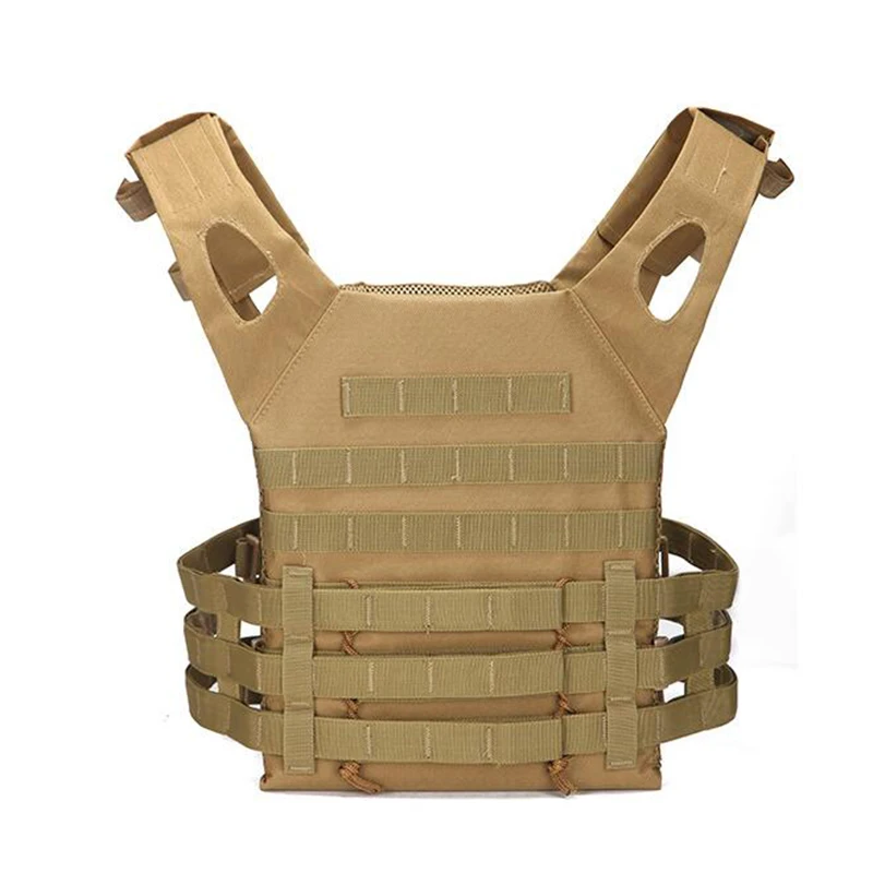 JPC Chaleco táctico ligero MOLLE con placa frontal protectora EVA - imagen 3