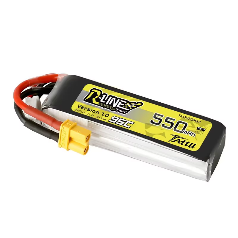 TATTU R-LINE 1.0 Bateria LiPo 2S 550mAh 95C para RC FPV - imagen 2