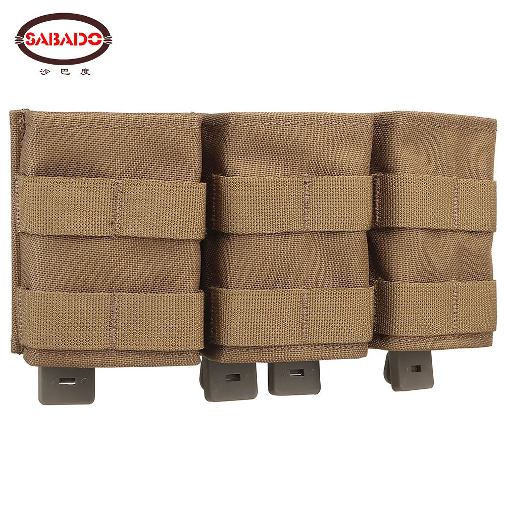 Porta revistas 7.62 KYWI Kydex triple MOLLE open top - Malice Clip