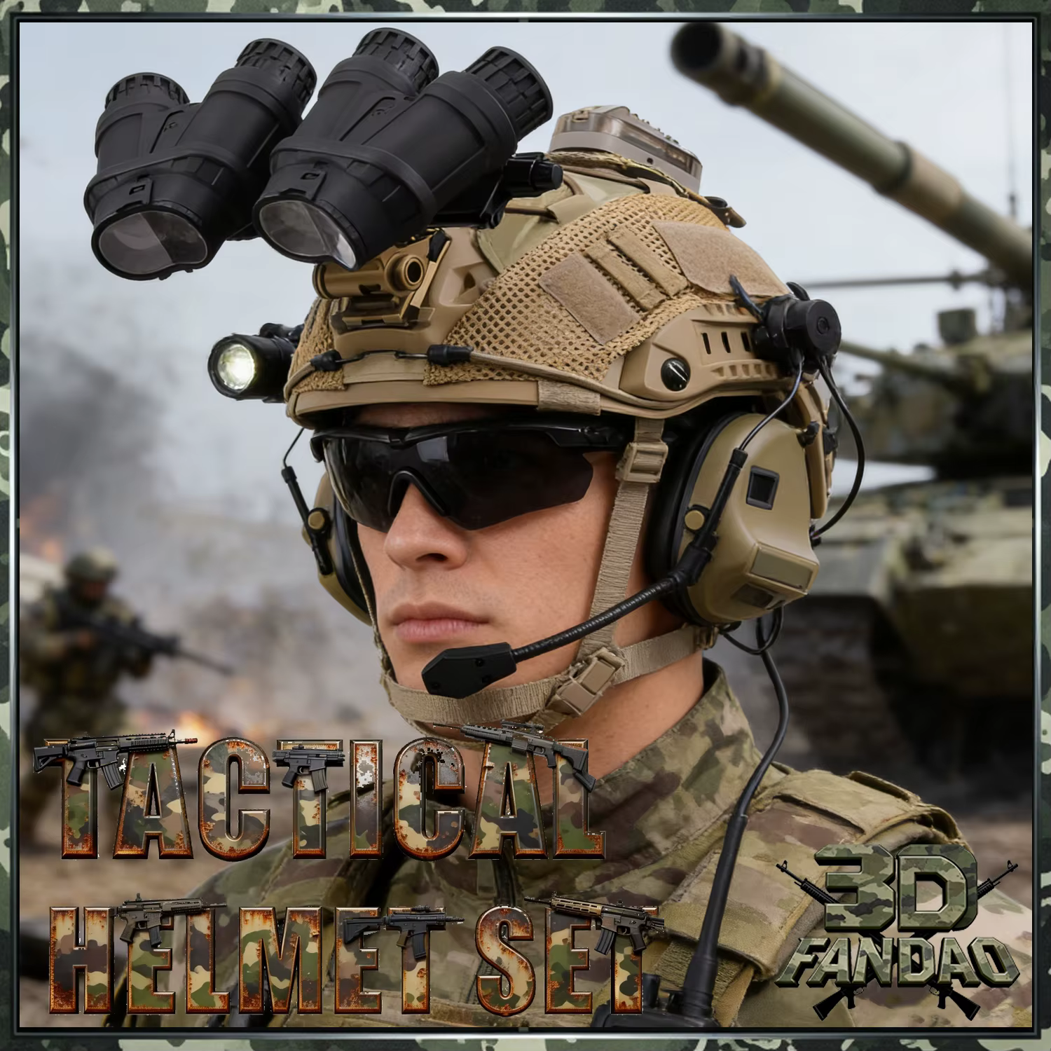 Gafas antivaho en posición de uso