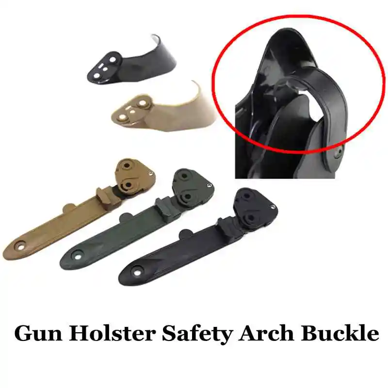 Funda táctica de pistola con hebilla de seguridad y retención Airsoft - imagen 3