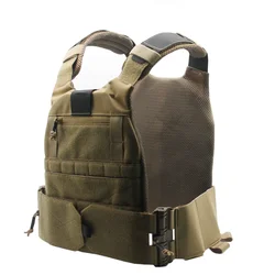 Chaleco airsoft con hombreras acolchadas transpirable y correas