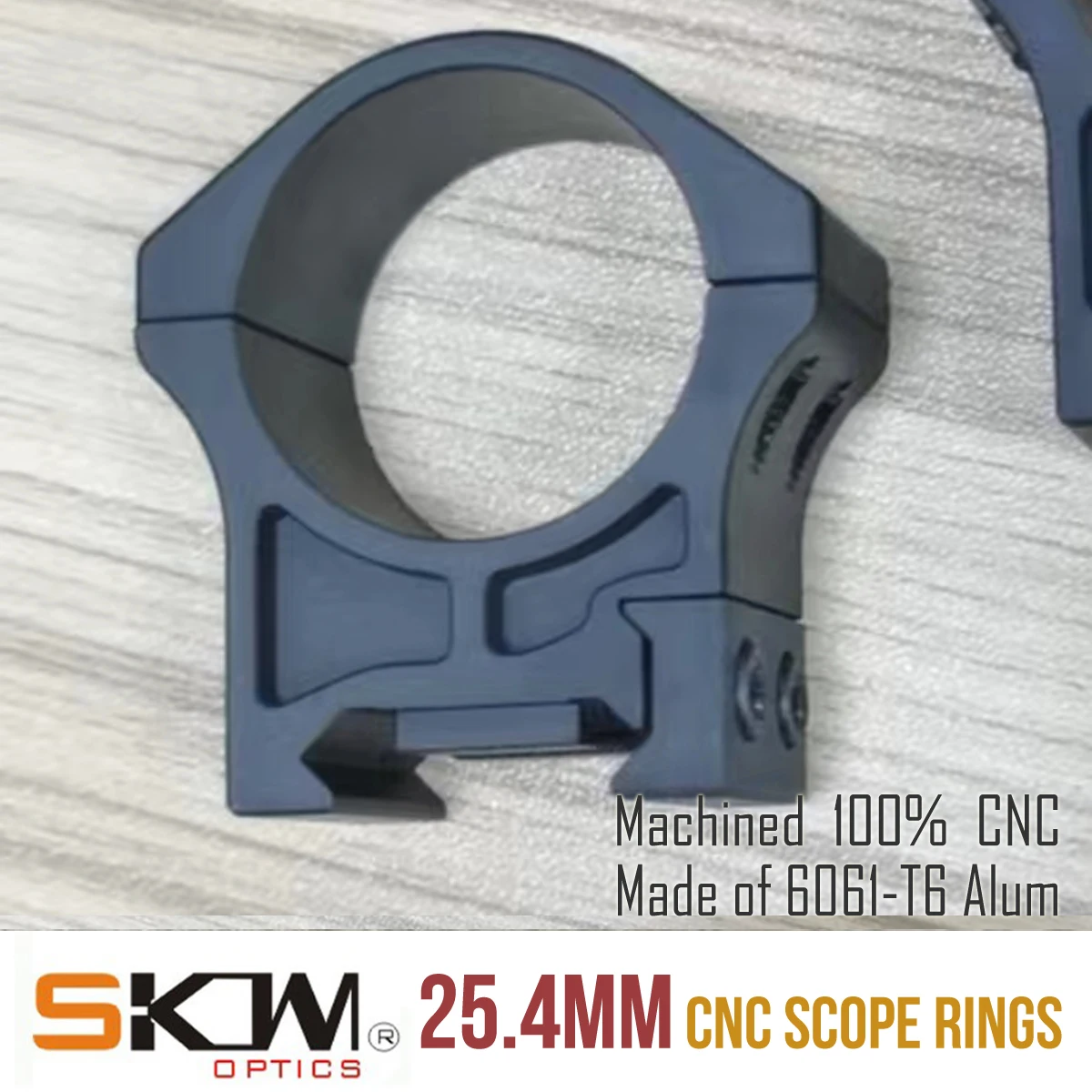 SKWGEAR anillos Picatinny 25,4mm alcance medio CNC resistente - imagen 5