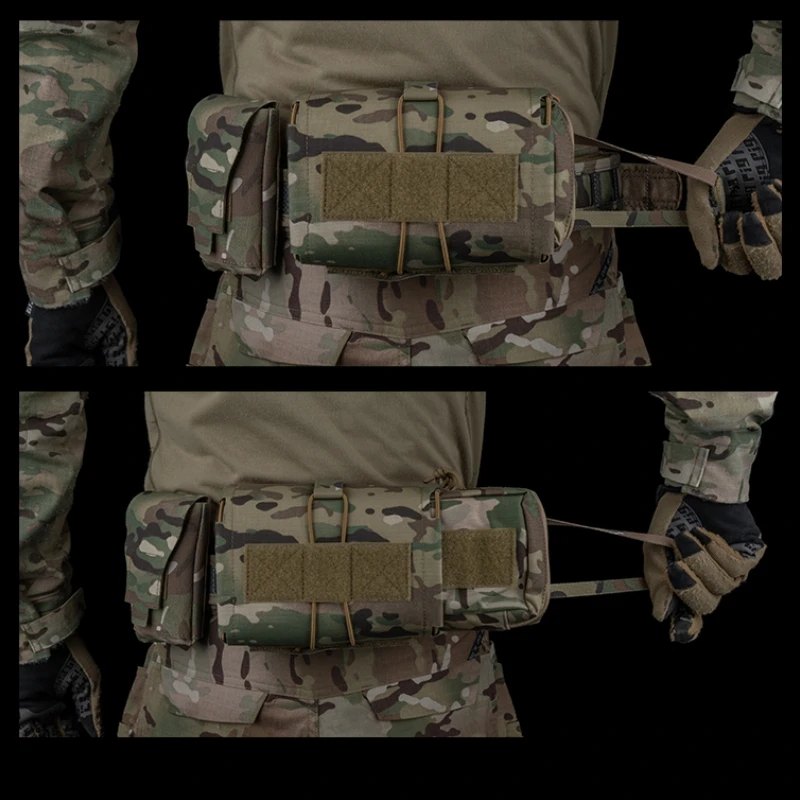 Bolsa médica MOLLE primeros auxilios – Diseño dividido táctico - imagen 4