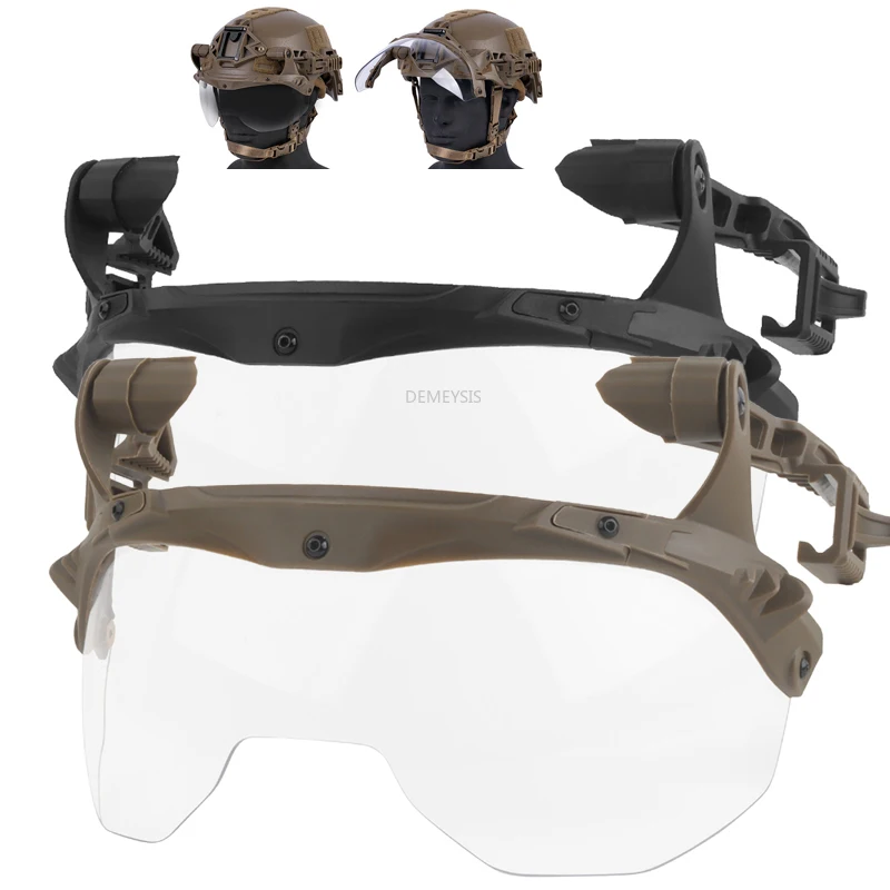 Wendy 3.0 casco táctico con gafas multiángulo y riel abatible - imagen 2