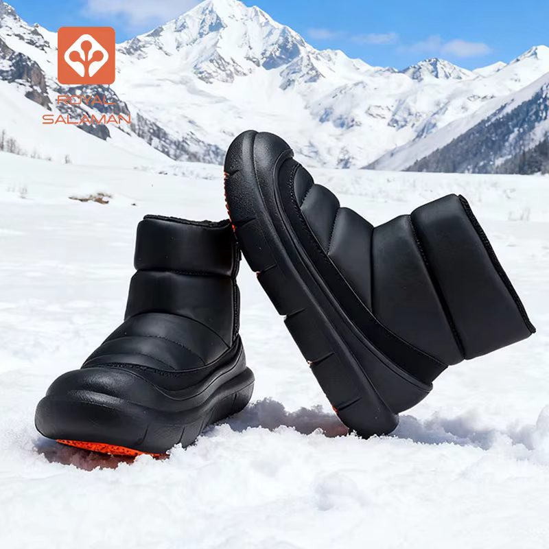 SALAMAN Botas de nieve impermeables antideslizantes terciopelo mujer - imagen 2