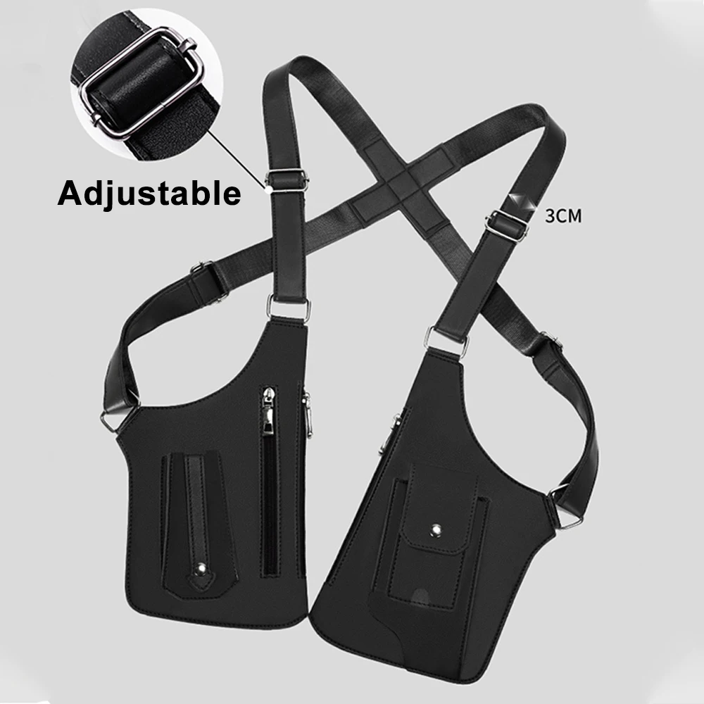 Bolso táctico de axila antirrobo con bolsillo oculto y correa - imagen 2