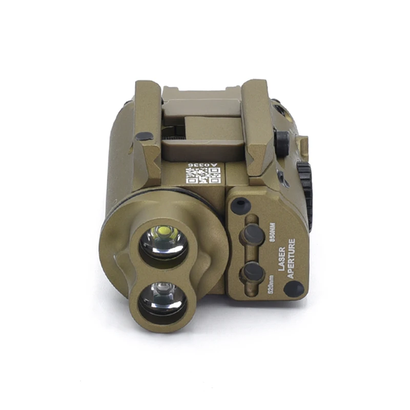 FMA XVL2 Linterna táctica LED e IR con láser rojo para caza nocturna - imagen 4