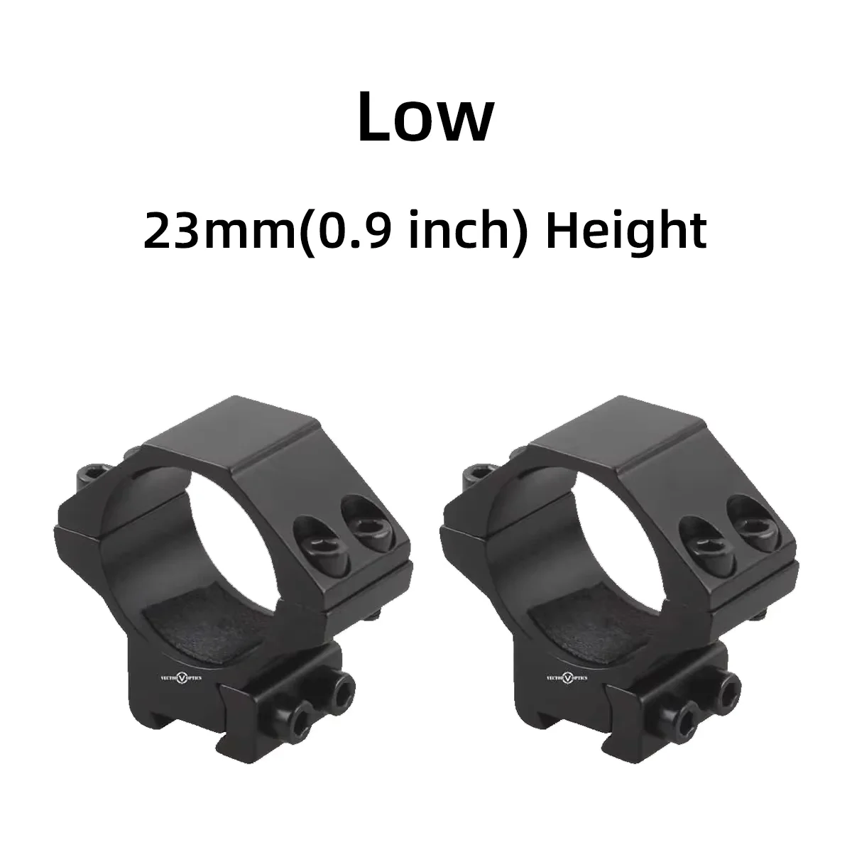 Anillas de visor Vector Optics Dovetail metálicas anticorrosión