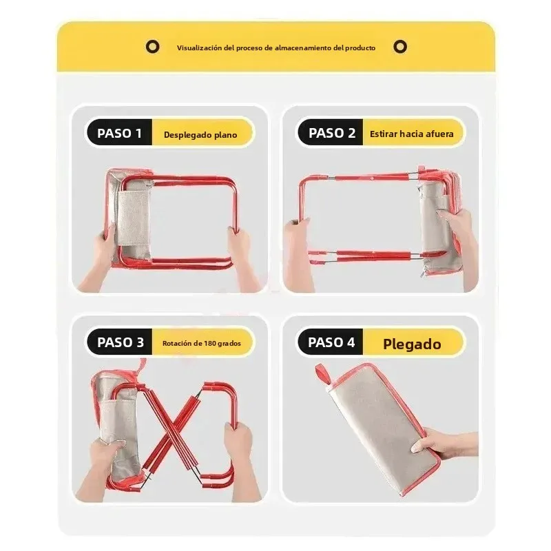 Silla plegable ultraligera portátil outdoor retráctil para pesca - imagen 3