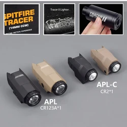 Inforce Linterna táctica WML LED Tracer para riel Picatinny