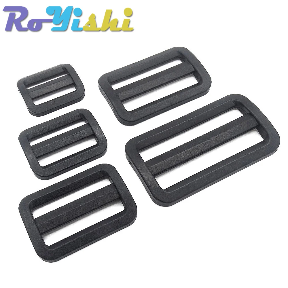 Hebilla ajustable triangular negra – Para correas tácticas de equipamiento - imagen 4