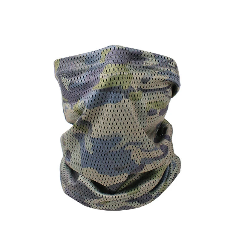 AMCU pañuelo camuflaje de malla fina transpirable para caza verano - imagen 2