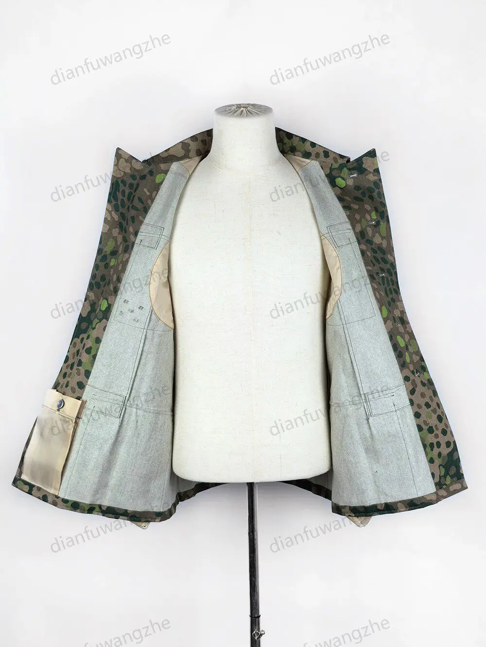 Traje de camuflaje Dot44 Pea para exteriores, chaqueta y pantalón - imagen 2