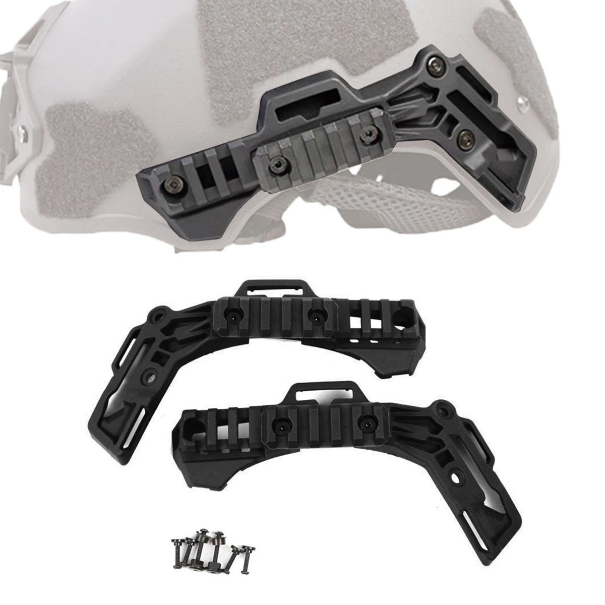 Riel lateral de montaje para casco FAST Wendy 3.0 - Compatible Team M-LK - imagen 3