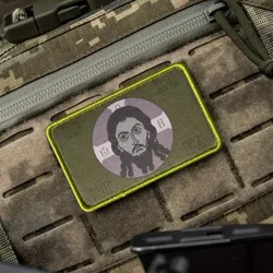 Parche táctico morale bordado con velcro para brazo y mochila