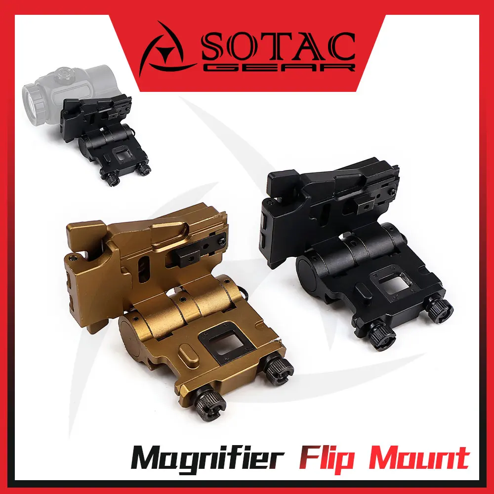 SOTAC GEAR Soporte Metálico Abatible para Magnificador G33/G43