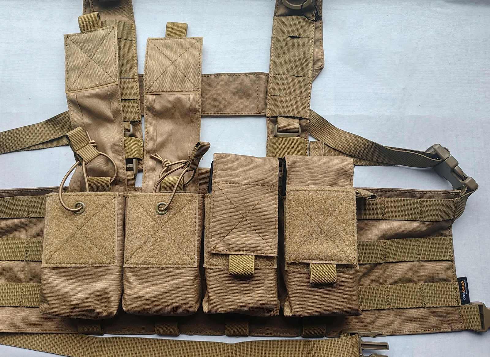 CQ-81 Chaleco Táctico de Patrulla Verde Ranger MOLLE modular - imagen 4