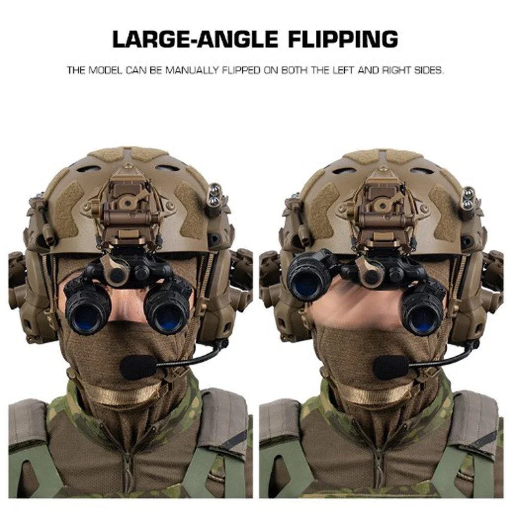 DTNVS Gafas visión nocturna tácticas NVG ajustables para casco - imagen 4