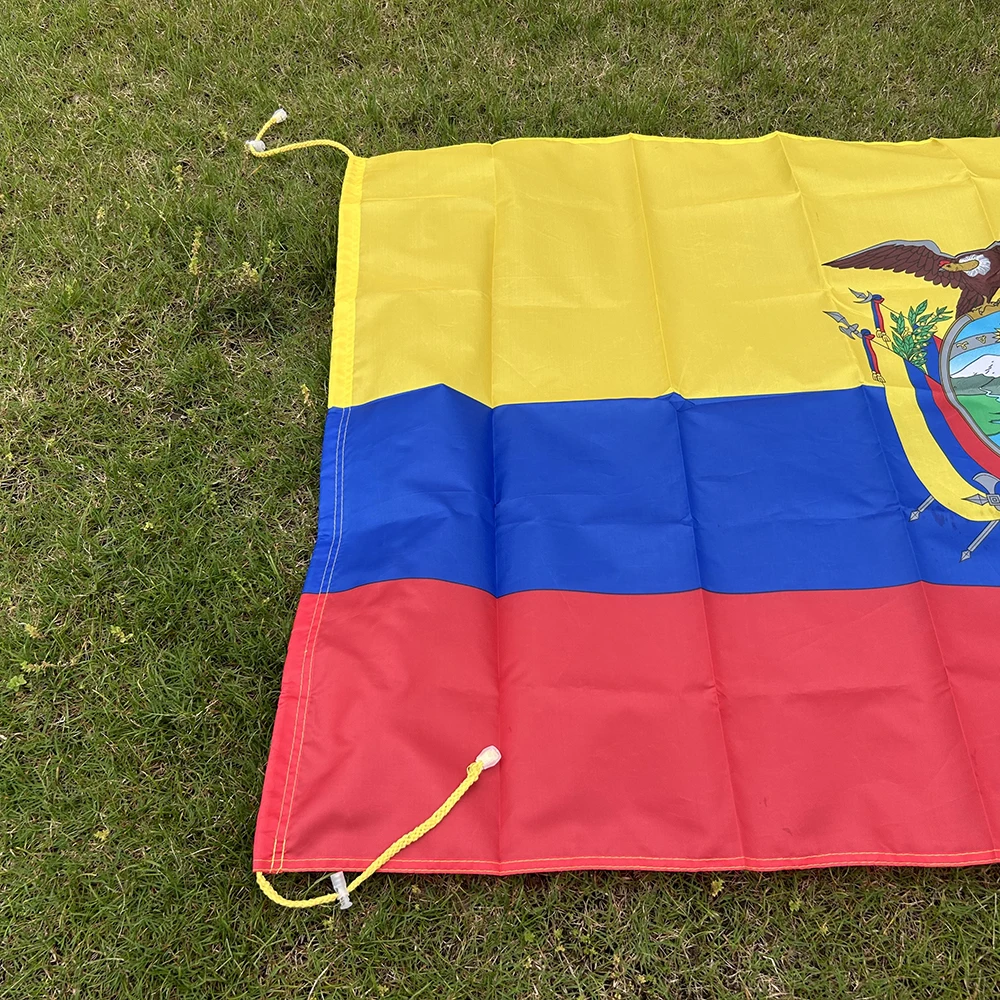 Bandera de Ecuador tipo chal de poliéster para exterior e interior - imagen 4