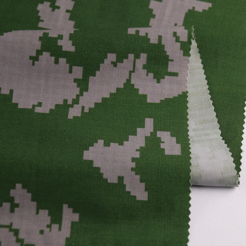Tela táctica NYCO rip-stop camuflaje floral blanca para uniformes - imagen 5