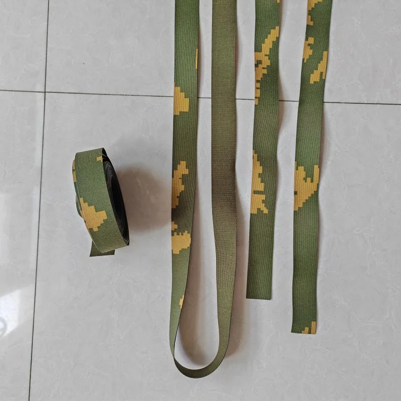 Cinta de nailon floral amarilla para fijación y costura - imagen 4