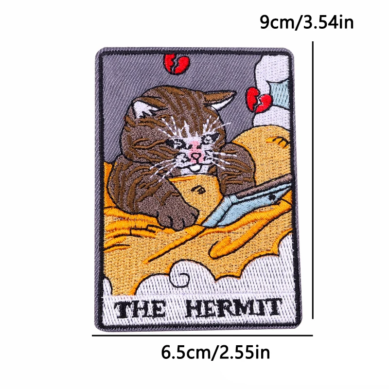 Parche bordado Tarot zodiaco, planchado o coser para chaqueta y mochila - imagen 5