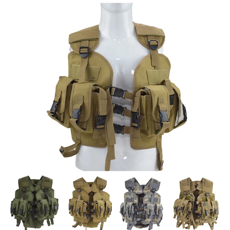 Chaleco táctico para airsoft con bolsa de hidratación - imagen 3