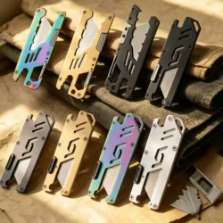 Cuchillo multiusos EDC de acero SK5 para cortar y tallar