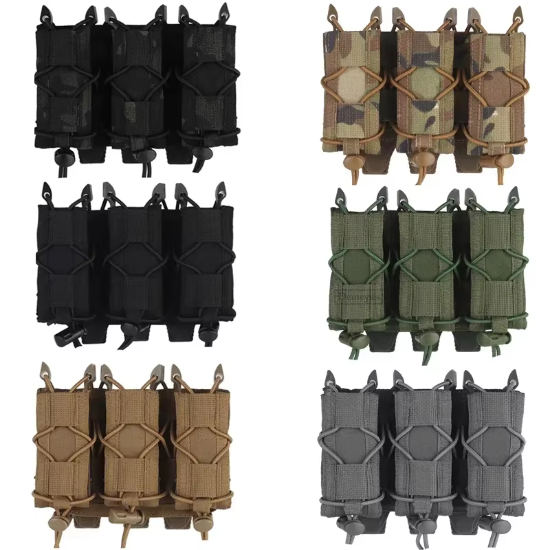 Bolsa magnética táctica caza - Porta cargador 9mm triple