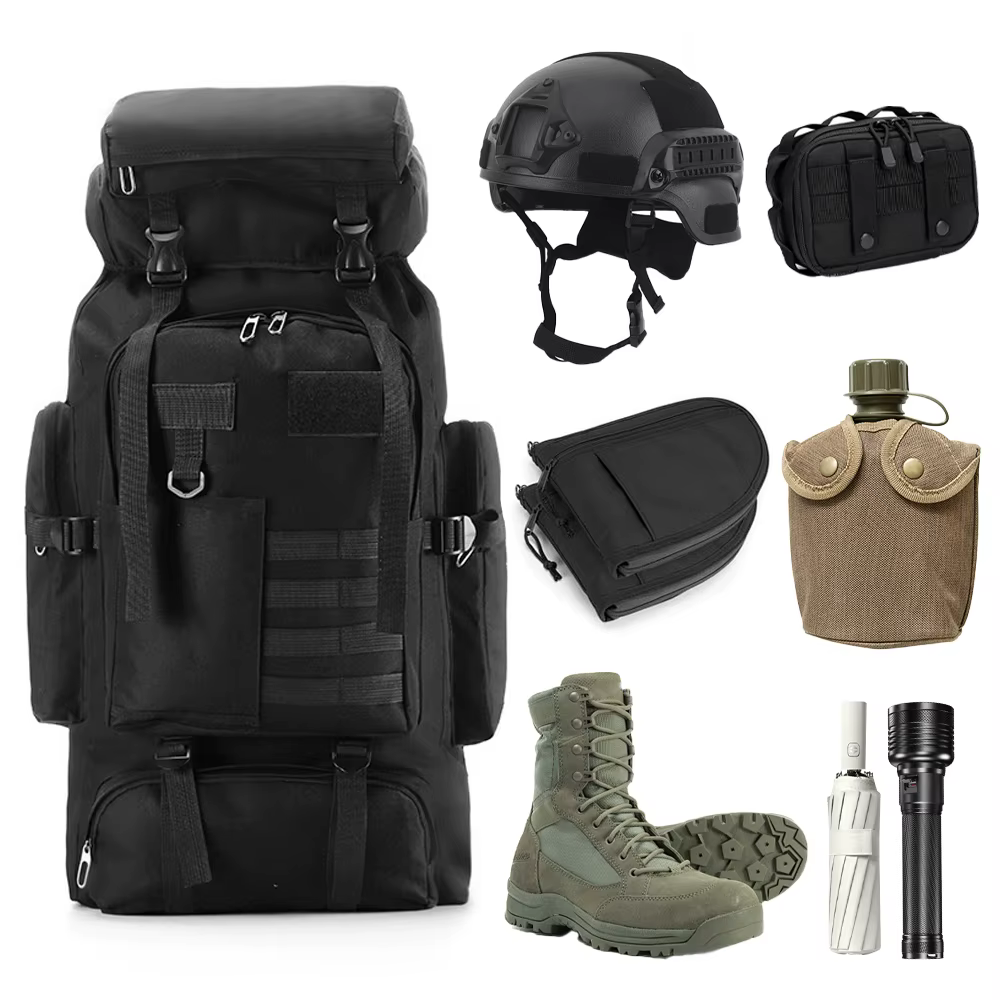 Mochila táctica MOLLE impermeable para senderismo y outdoor - imagen 5