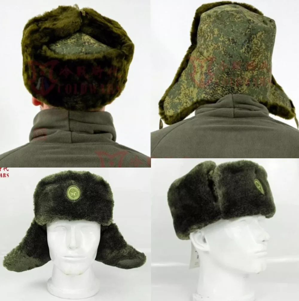 Rusland VKBO gorro táctico invierno camuflaje EMR forrado - imagen 4