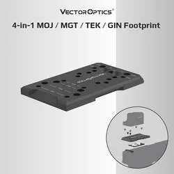 Adaptador de montaje Dovetail para mira trasera en aluminio 7075-T6