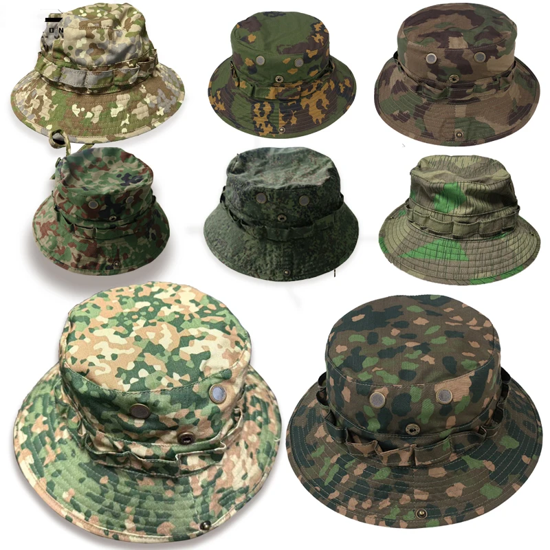 Gorra militar camuflaje Flecktarn con diseño ripstop personalizada - imagen 2